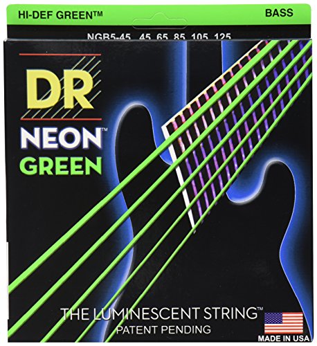 DR Strings NGB5-45 Coated Nickel Bass Saiten Medium von DR Strings