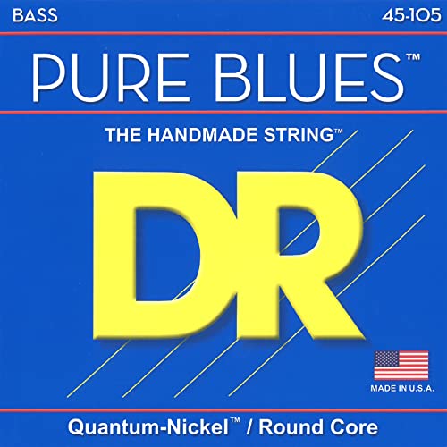 DR Strings PB-45 Pure Blues Bassgitarrensaiten, Diapason lang, Diapason long von DR Strings