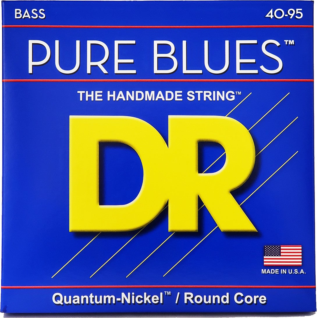 DR Strings PBVW-40 Pure Blues Extra Light 40-95 Victor Wooten Signature Bass Guitar Strings von DR Strings