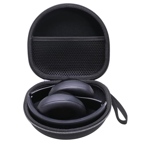 Kopfhörer-Headset-Hülle, kompatibel mit Beats, JBL, BERIBES, Soundcore Q20i/Q20/Q30, TOZO, KVIDIO, Skullcandy, Picun, JLab JBuds Lux ANC, kabellos, faltbare Kopfhörer, Reise-Tragetasche, schwarze Kopfhörer-Headset-Hülle, kompatibel mit Beats, JBL, BERIBES, Soundcore Q20i/Q20/Q30, TOZO, KVIDIO, Skullcandy, Picun, JLab JBuds Lux ANC, kabellos, faltbare Kopfhörer, Reise-Tragetasche, schwarze von DR·AMIU
