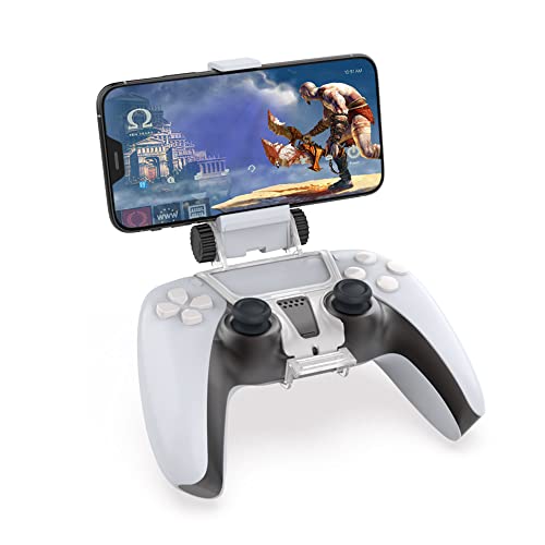 DR1TECH GameGrip5 Controller Handyhalterung Für Dualsense PS5 Controller Kompatibel Mit Iphone/Android Smartphones - Telefonhalterung Für Joystick (Controller NICHT Enthalten) [Amazon Exclusive] von DR1TECH