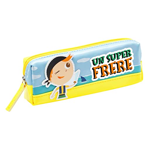 Die carterie 76008106 Federmäppchen Benutzerdefinierte ein super Bruder Team Kids Pirat von DRAEGER