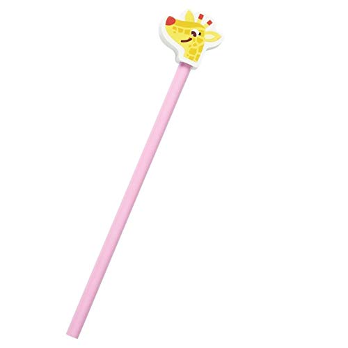 Draeger – Bleistift mit Giraffe – Rosa – einfache Handhabung – ideales Geschenk für Kinder ab 3 Jahren von DRAEGER PARIS 1886