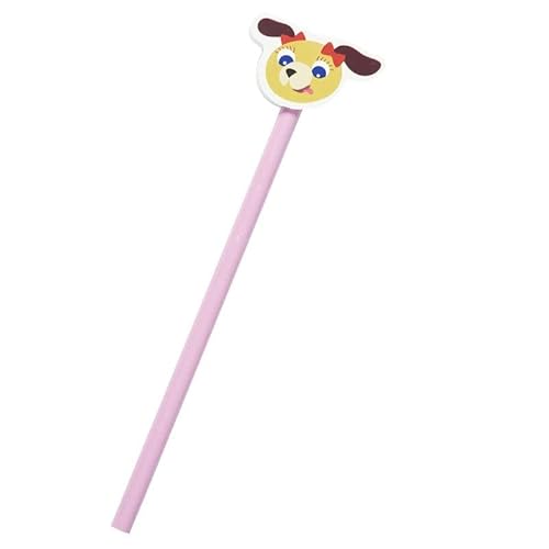 Draeger – Bleistift mit Radierer Welpe – Rosa – einfache Handhabung – ideales Geschenk für Kinder ab 3 Jahren von DRAEGER