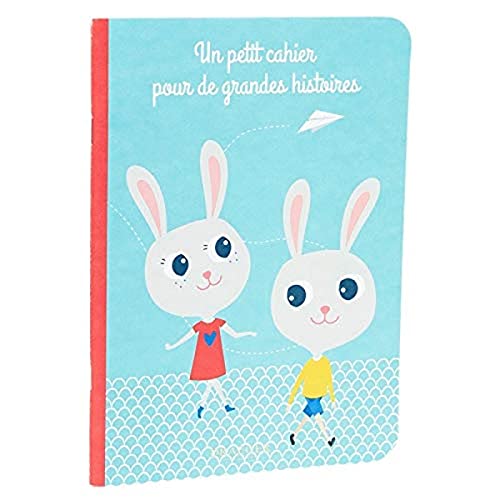 Draeger – Notizbuch für Kinder, große Geschichten – Schreib- und Zeichenheft – illustrierter Umschlag – kleines Heft mit großen Karos (Séyes) – FSC®-zertifiziertes Papier von DRAEGER