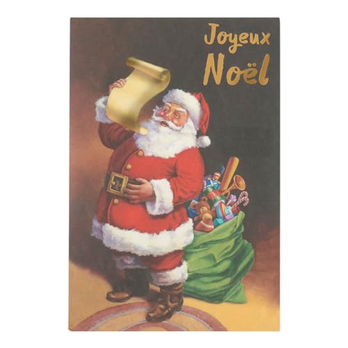 Draeger Paris | Musikwunschkarte Frohe Weihnachten | Weihnachtsgeschenke | Weihnachtsgeschenke | Silvester Silvester | Heißgold-Finish | 12 x 17 cm | Made in England | Umschlag inklusive | FSC® Papier von DRAEGER