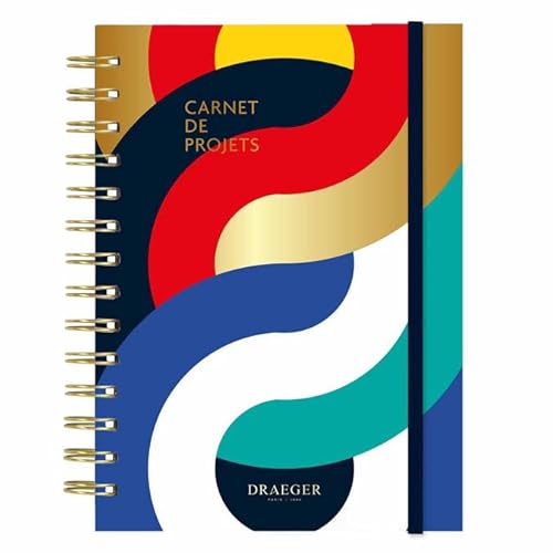 DRAEGER PARIS - To do list notepad - 13x18 cm - Hard cover - 5 removable dividers - 100 detachable pages - FSC® certified paper - Abstract von DRAEGER