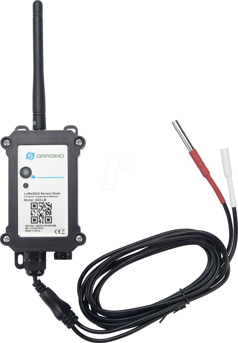 DRA D22-LB - LoRa Sensor Node, Temperatur, Outdoor von DRAGINO