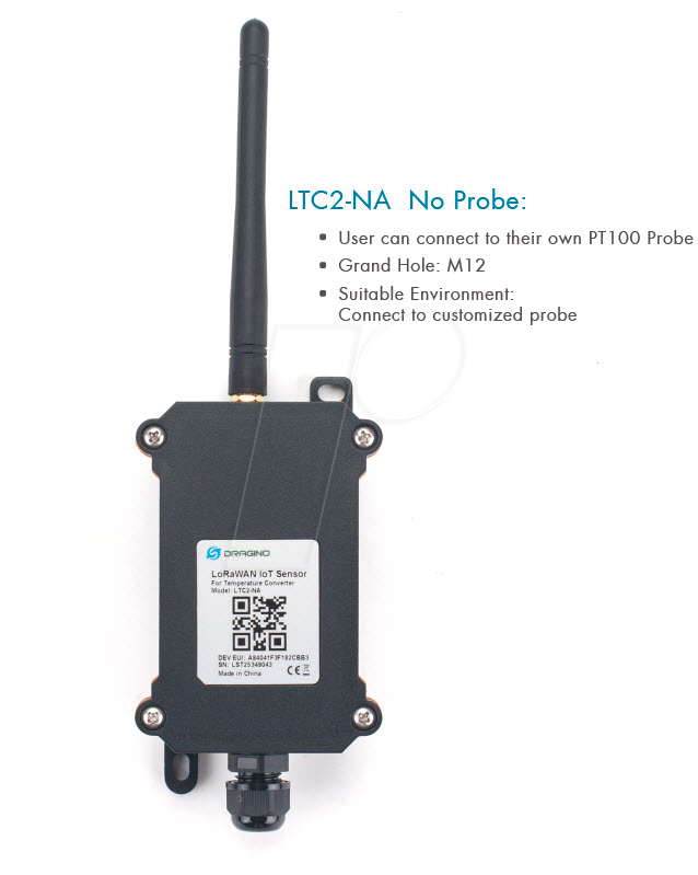 DRA LTC2-NA - LoRaWAN Temperatur Transmitter, ohne Sensor DRA LTC2-NA - LoRaWAN Temperatur Transmitter, ohne Sensor von DRAGINO