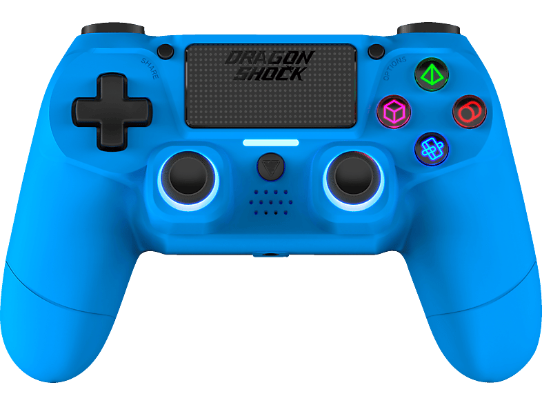 DRAGON SHOCK Mizar Wireless Controller Blau für PlayStation 4 von DRAGON SHOCK