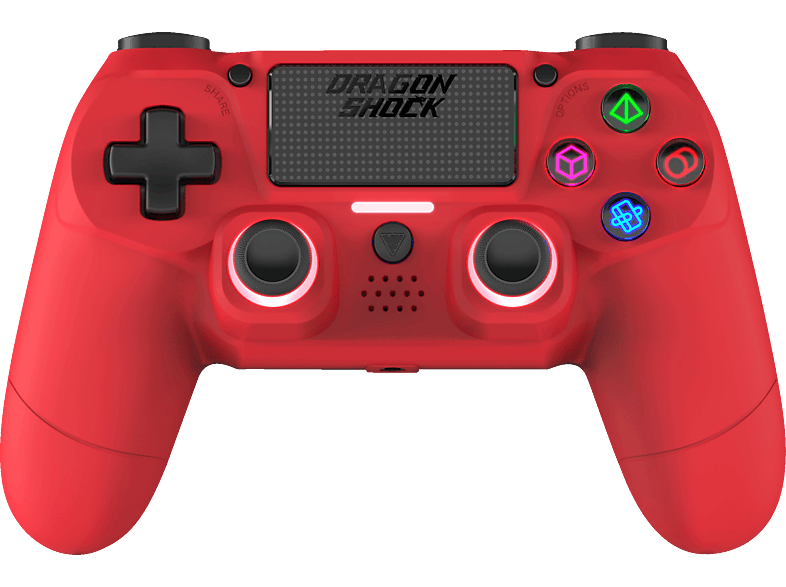 DRAGON SHOCK Mizar Wireless Controller Rot für PlayStation 4 von DRAGON SHOCK