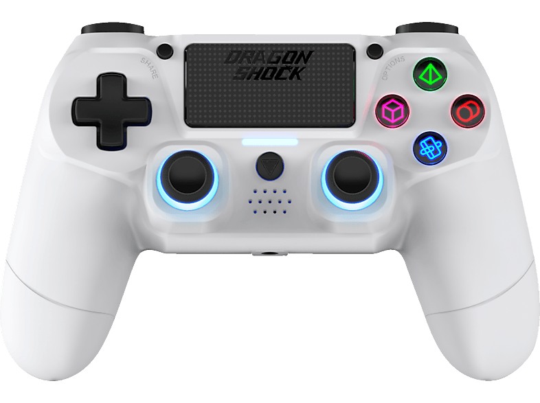 DRAGON SHOCK Mizar Wireless Controller Weiß für PlayStation 4 von DRAGON SHOCK