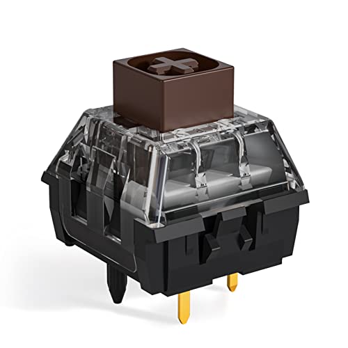 DRAOZA Kailh Box Braun V2 Wird für die Installation der Mechanischen Spieltastatur 5-Pin Board/RRGB/SMD DIY Wasserdichten und Staubdichten Schalter Verwendet (Kailh Box V2 Braun 36PCS) von DRAOZA
