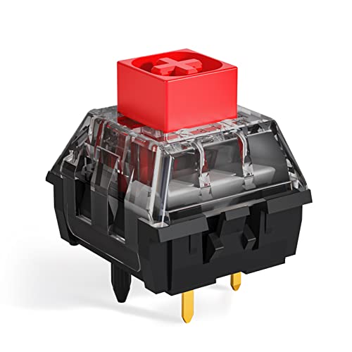DRAOZA Kailh Box Rot V2 Wird für die Installation der Mechanischen Spieltastatur 5-Pin Board/RRGB/SMD DIY Wasserdichten und Staubdichten Schalter Verwendet (Kailh Box V2 Rot 108PCS) von DRAOZA