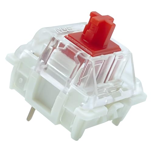 Gateron Pro roter Schalter 3-poliger Schalter Prelube RGB gelb rot braun kompatible MX mechanische Tastatur (108PCS rot) von DRAOZA