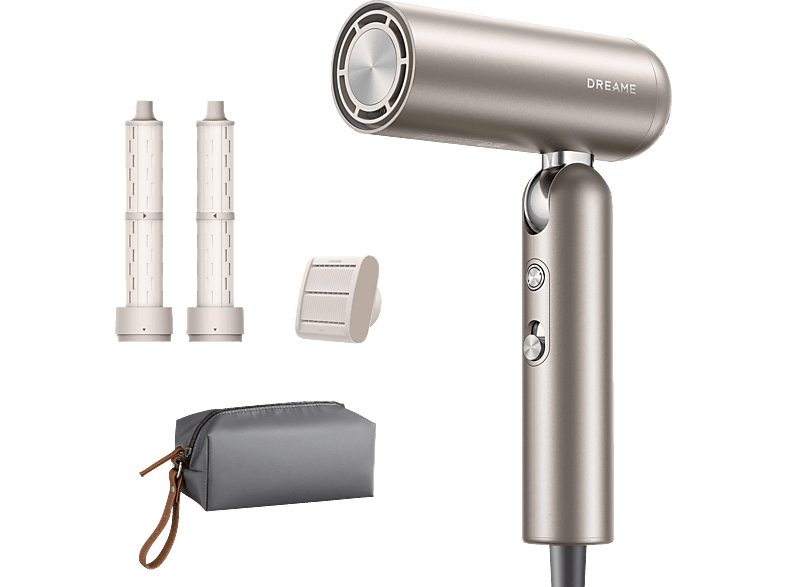 DREAME Pocket Neo Hochgeschwindigkeits - Haartrockner Gold (1,300 Watt) von DREAME