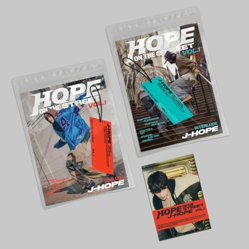 BTS J-HOPE HOPE ON THE STREET VOL.1 Special Album Contents+Photo zine+Sticker+Card+Tracking Sealed J HOPE (Full 3 Version SET) von DREAMUS