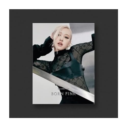 Born Pink 2. Album Digipack Version CD + Booklet + Selfie-Fotokarte + Akkordeon-Liedtexte Papier + Tracking (Rosé-Version) von DREAMUS