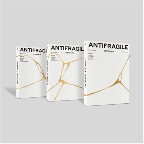 DREAMUS LE SSERAFIM ANTIFRAGILE 2. Mini-Album-CD + Faltposter auf Packung + Booklet + Fotokarte + Postkarte + Aufkleber + Antifragile Aufkleber + Tracking (Set (Vol.1 + Vol.2 + Vol.3)) von DREAMUS