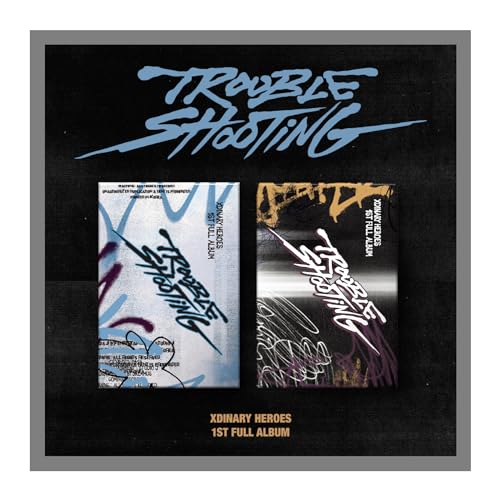 [JYP SHOP POB Exclusive] Xdinary Herores TROUBLESHOOTING 1st Full Album Contents+Photocard+Sticker+Tracking Sealed XH (Full 8 Version SET(1Blue+1Purple+6NEMO)) von DREAMUS