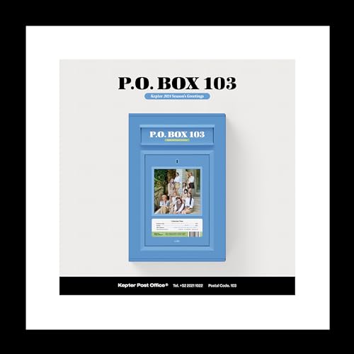 Kep1er 2024 Season's Greetings P.O.BOX 103 Box+Desk calendar+Diary+Postcard+Photocard+Paper holder+Stamp sticker+Letter+Film photo+Mini postbox+Keyring+Tracking Sealed KEPLER von DREAMUS