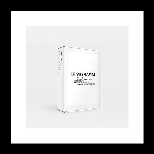 LE SSERAFIM 2024 Season's Greetings HOLIDAY Outbox+Desk calendar+Scheduler+Photobook+Digital code+Postcard+photocard+Poster+Tag+Greeting card+Profile card+Tracking Sealed LSFM von DREAMUS