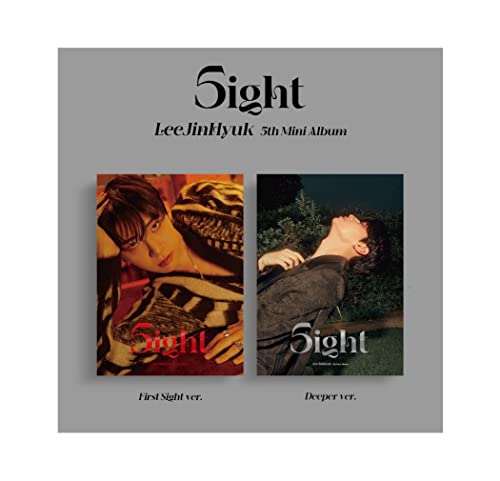 LEE JIN HYUK - 5th Mini Album 5IGHT CD+Folded Poster (First Sight+Deeper ver. SET) von DREAMUS