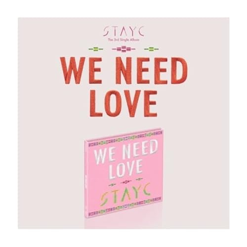 STAYC WE NEED LOVE 3rd Single Album Digipak Version CD+1p Folding Poster On Pack+16p PhotoBook+1p PhotoCard+Tracking Sealed STAYC WE NEED LOVE 3rd Single Album Digipak Version CD+1p Folding Poster On Pack+16p PhotoBook+1p PhotoCard+Tracking Sealed von DREAMUS