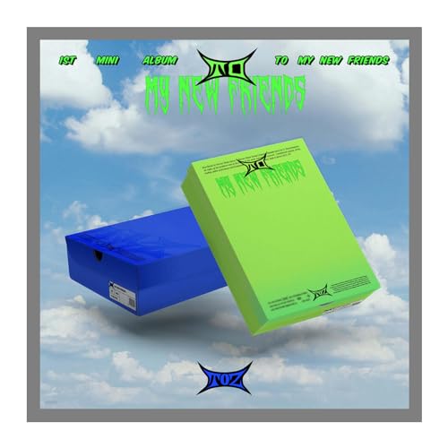 TOZ TO my new friends 1st Mini Album CD+Photobook+Student record+Sticker+Tag keyring+Photocard+Tracking Sealed (SET(GREEN+BLUE)) von DREAMUS
