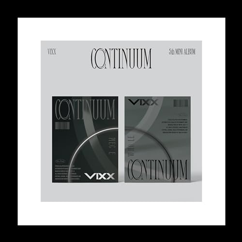 VIXX CONTINUUM 5th Mini Album CD+Folded poster on pack+Photobook+Holder+Postcard+Transparent bookmark+Photocard frame+Transparent photocard+Photocard+Sticker+Tracking Sealed (Random Version) von DREAMUS