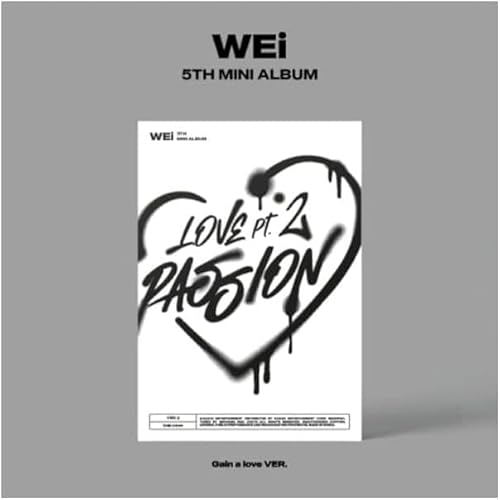 WEi Love Pt.2 : Passion 5th Mini Album Gain a love Version CD+1p Poster+84p PhotoBook+8p Lyric Book+1p Film Photo+1p ID Card+2p PhotoCard+Tracking Sealed von DREAMUS