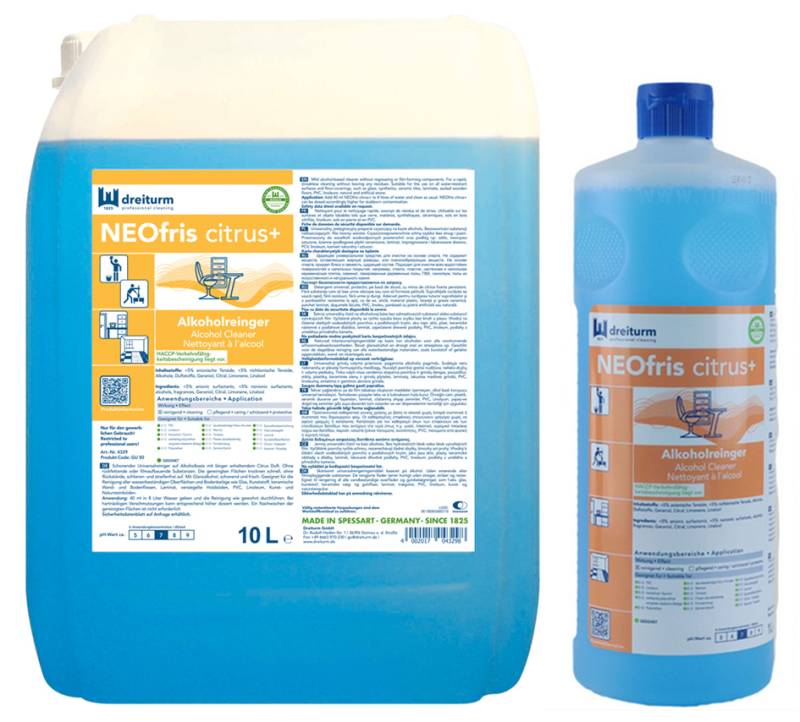 DREITURM Alkoholreiniger NEOFRIS citrus+, 10 Liter von DREITURM