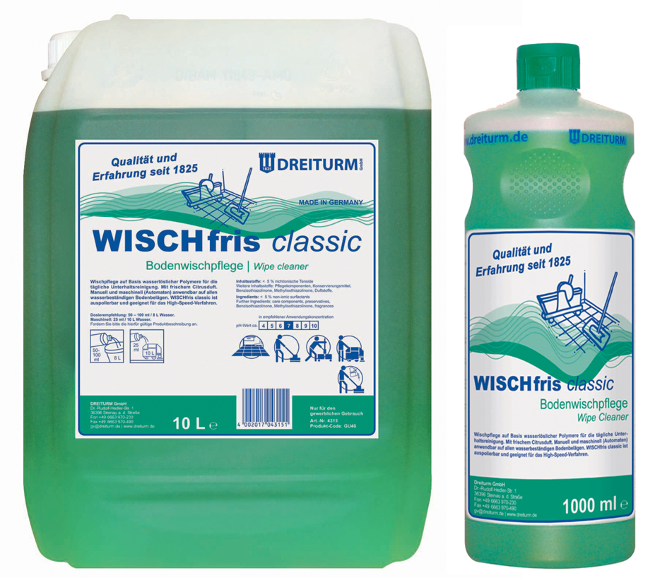 DREITURM Bodenwischpflege WISCHFRIS classic, 1 Liter DREITURM Bodenwischpflege WISCHFRIS classic, 1 Liter von DREITURM