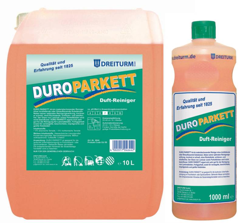 DREITURM Parkett-/Laminatreiniger DURO PARKETT, 1 Liter von DREITURM