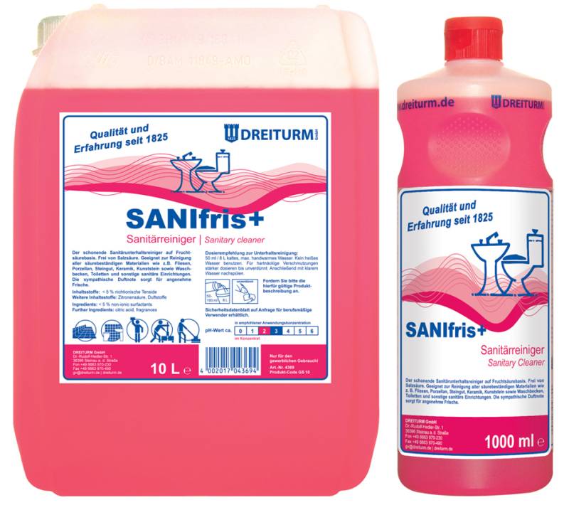 DREITURM Sanitärreiniger SANIFRIS+, 1 Liter von DREITURM
