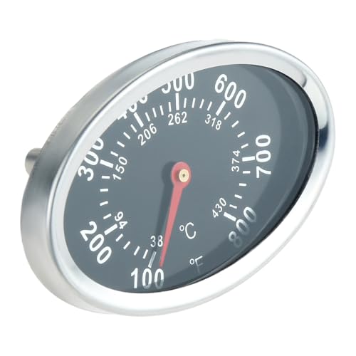 DRELD BBQ Grill-Thermometer, Oval geformtes Edelstahl Röstthermometer, 38°C - 430 °C Koch-Thermometer für Grills, Ofen, Smoker, Räucherofen, Backofen und Grillwagen DRELD BBQ Grill-Thermometer, Oval geformtes Edelstahl Röstthermometer, 38°C - 430 °C Koch-Thermometer für Grills, Ofen, Smoker, Räucherofen, Backofen und Grillwagen von DRELD