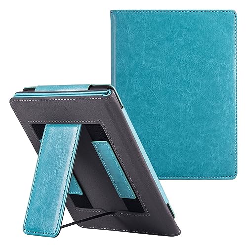 DRENGE Standgehäuse kompatibel mit Pocketbook InkPad 4 7,8 Zoll PU-Lederbezug mit automatischem Schlafmodus für Pocketbook InkPad Color 2 2023 (Color : Sky Blue, Size : for InkPad 4) von DRENGE