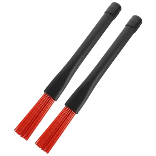 DRESSOOS 1 Paar Drumsticks Und Bürsten, Trommelbesen, Jazz Drum Bürste, Nylon Drum Drum Drumstick Bürste, Jazz Drum, Einziehbare Bürste, Trommelzubehör, Bürste Für Drum Percussion Bürste, von DRESSOOS
