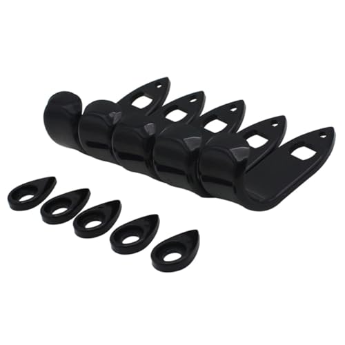 DRESSOOS 10 Stück Saxophon Daumenauflage, Daumenpolster, Alt Tenor Diskant Saxophon Fingerauflage Set, Fingerling, Fingerschutzpolster, Weiche Daumenauflage, Saxophon Fingerstütze, von DRESSOOS
