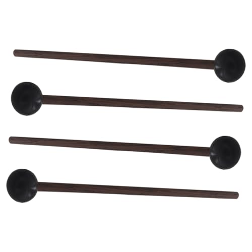 DRESSOOS 2 Paar Ätherische Trommelschlägel, Trommelschlägel Mit Holzgriff, Zungentrommelschlägel, Trommelstöcke Für Schlagzeuger, Xylophonschlägel, Trommelstock, Musikinstrumentenschlägel, von DRESSOOS