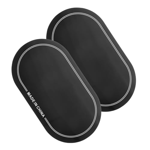 DRESSOOS 2 Stück Drum Leder Schutzpolster Kick Drumhead Patch Drum Patch Kick Drum Pedal Patch Drum Head Patch Drumhead Schutz Kick Drumhead Pad Drum Head Schutz Kick Drum Pad von DRESSOOS