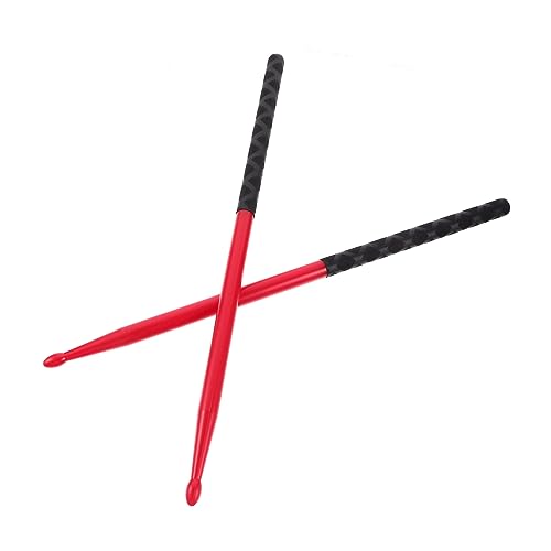 DRESSOOS 3 Paar Drumsticks Aus Nylon Mit Rutschfester Hülle Drumsticks Für Erwachsene Bass Drumsticks Professionelle Drumsticks Drum Mallet Drumsticks Aus Nylon Mit Rutschfester Hülle von DRESSOOS