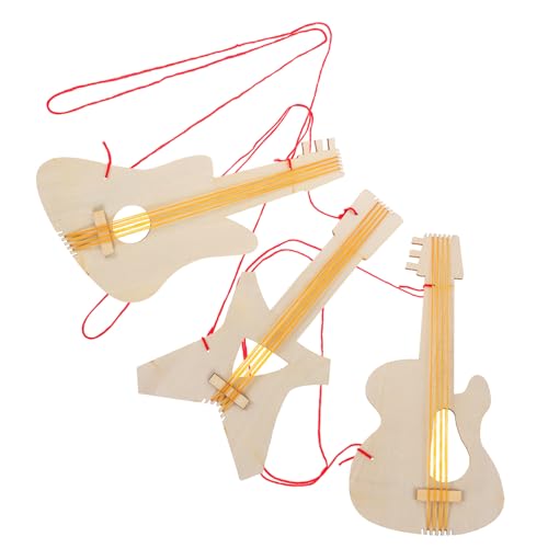 DRESSOOS 3 Stück Holzgitarren, DIY Holzmagnete, Gitarren Ornament, Gitarrenmalerei Für Kinder, DIY Holzhandwerk, Gitarren Partygeschenke, Holzinstrumentenbehänge, DIY Bastelausschnitte, DRESSOOS 3 Stück Holzgitarren, DIY Holzmagnete, Gitarren Ornament, Gitarrenmalerei Für Kinder, DIY Holzhandwerk, Gitarren Partygeschenke, Holzinstrumentenbehänge, DIY Bastelausschnitte, von DRESSOOS