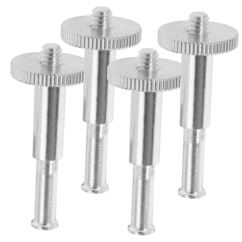 DRESSOOS 4 Teiliger Mikrofonadapter, Schraubadapter, Mikrofon Konvertierungsanschluss, Mikrofon Stativadapter, Mikrofon Zubehör, Mikrofon Gewindeadapter, Ersatz Mikrofon Gewindeadapter, von DRESSOOS