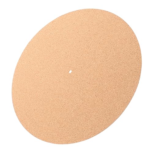 DRESSOOS Schallplattenmatte Vinyl Schallplattenpad Kork Plattenspieler Plattenspieler Schallplatten Slip Matte Slip Matte Vinyl Slipmat Vinyl Pad von DRESSOOS