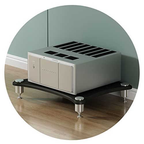 AV-Regal, schwebender AV-Regal, TV-Ständer mit integriertem Lautsprecherregal und Verstärkerschrank, Premium, 1 Ebene, schwarz, HiFi-Ausrüstungsschrank, 60 x 48 x 10 cm AV-Regal, schwebender AV-Regal, TV-Ständer mit integriertem Lautsprecherregal und Verstärkerschrank, Premium, 1 Ebene, schwarz, HiFi-Ausrüstungsschrank, 60 x 48 x 10 cm von DRFGNF