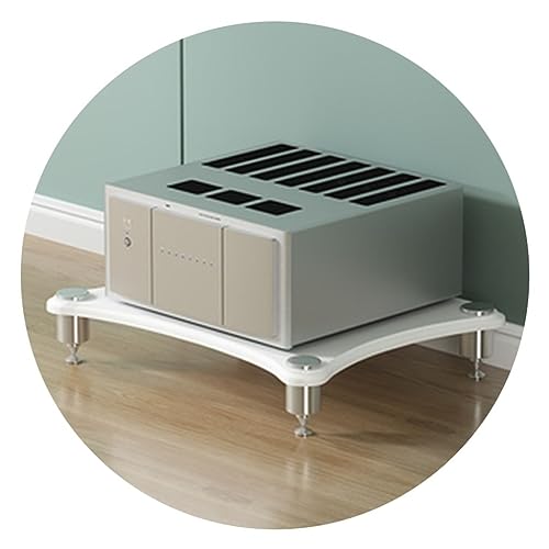 AV ShelfModern HiFi Rack TV-Ständer mit Lautsprecherablage und Verstärkerschrank, stilvolle Aufbewahrungslösung für Ihr Unterhaltungssystem, 60 x 48 x 10 cm, Weiß AV ShelfModern HiFi Rack TV-Ständer mit Lautsprecherablage und Verstärkerschrank, stilvolle Aufbewahrungslösung für Ihr Unterhaltungssystem, 60 x 48 x 10 cm, Weiß von DRFGNF