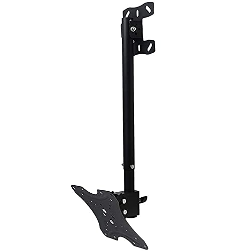 Display-Halterung, Decken-TV-Halterung für 38,1 cm (42 Zoll) große Fernseher, verstellbare Höhe, TV-Halterung für LED, LCD, OLED, Plasma-Fernseher bis zu 29,5 kg, passend für 200 x 200 cm, robust und von DRFGNF