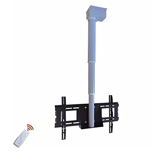 LED-TV-Halterung – Motorisierte TV-Hebehalterung, motorisierte Decken-TV-Halterung mit Fernbedienung, um 90 ° drehbar, passend für 66–178 cm (26–70 Zoll) LED-Bildschirme – 55 von DRFGNF
