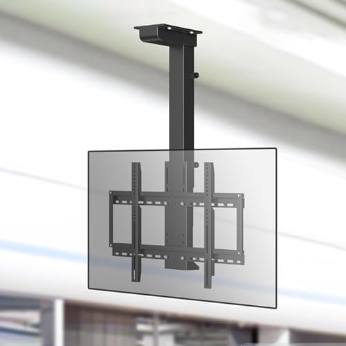 Motorisierter TV-Halterungsständer – Decken-TV-Halterung, LCD-TV-Bodenständer mit automatischem Anheben, mit 360° Drehung nach links und rechts, passend für 81,3 - 178,8 cm flache und gebogene Motorisierter TV-Halterungsständer – Decken-TV-Halterung, LCD-TV-Bodenständer mit automatischem Anheben, mit 360° Drehung nach links und rechts, passend für 81,3 - 178,8 cm flache und gebogene von DRFGNF
